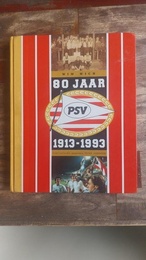 80 Jaar PSV - Wim Wich - Jubileumboek, Verzamelen, Sportartikelen en Voetbal, Gebruikt, Boek of Tijdschrift, PSV, Ophalen of Verzenden