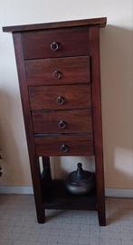 Leuk koloniaal laden kastje, Huis en Inrichting, Kasten | Ladekasten, Ophalen of Verzenden, 25 tot 50 cm, 50 tot 100 cm, Minder dan 100 cm