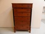 antieke ladekast  chiffoniere, Gebruikt, 3 of 4 laden, Minder dan 100 cm, 25 tot 50 cm