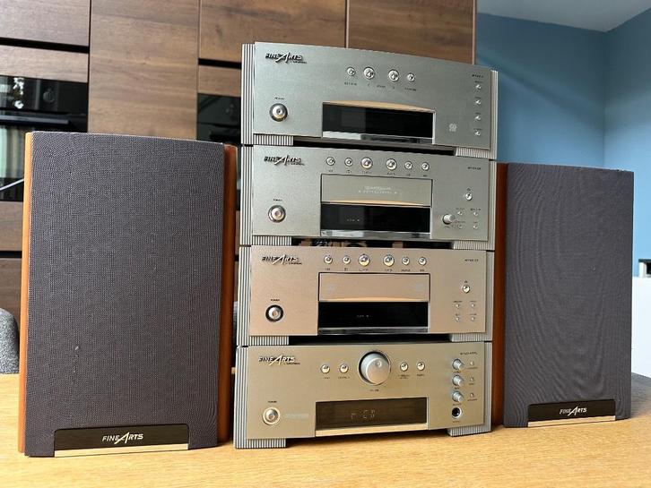 Grundig Fine Arts M-serie - Uniek mooie set, Audio, Tv en Foto, Stereo-sets, Gebruikt, Cassettedeck, Cd-speler, Tuner of Radio