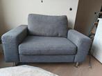 Grijze Love Seat - Beschadigd, voor stoffering!, Huis en Inrichting, Fauteuils, Ophalen of Verzenden