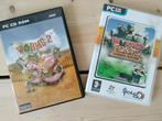 Set van 2 oude Worms pc spellen, Spelcomputers en Games, Games | Pc, Gebruikt, Verzenden, 2 spelers, Vanaf 3 jaar