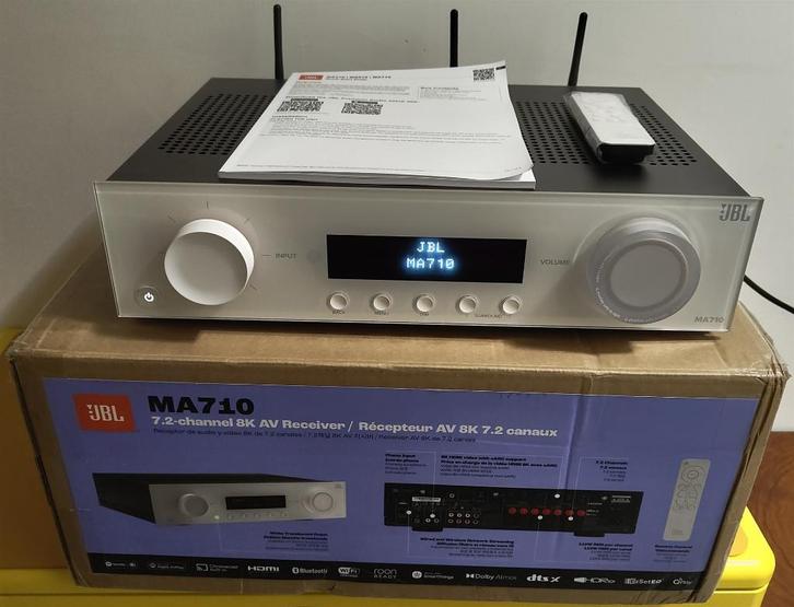 mooie en nog gloednieuwe JBL MA 710 7.2  Receiver net 1 jaar, Audio, Tv en Foto, Versterkers en Receivers, Zo goed als nieuw, 7.1