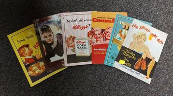 Partij van 100 Stuks nieuwe blikken Posters beschikbaar voor biedingen