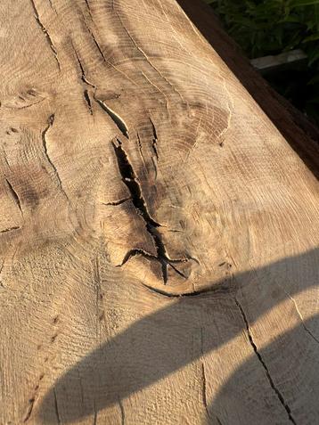 Zeer mooie eiken wandplank 240x35x6cm beschikbaar voor biedingen