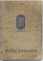 Fiat 508 notice handleiding 1933, Ophalen of Verzenden