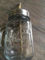 glazen afgesloten drinkbeker met rietje, Ophalen, Zo goed als nieuw