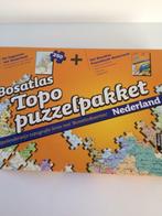puzzel NEDERLAND topografie leren Bosatlaskaarten EDUKATIEF, Minder dan 500 stukjes, Ophalen of Verzenden, Legpuzzel, Zo goed als nieuw