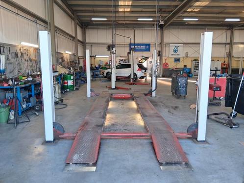 Hefbrug 4 koloms Stenhoj 4000 kg rai apk brug met middenkrik, Auto diversen, Autogereedschap, Ophalen