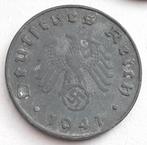 10 Reichspfennig 1941J Nazi Duitsland Oude Munt WO2 Swastika, Duitsland, Ophalen of Verzenden