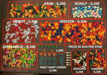 Zeester Kreeft Schelp Krab Kikker Zeehond Zeepaardje Hagadis beschikbaar voor biedingen