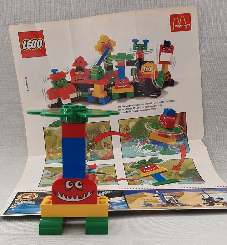 2719 Lego Heli Monster, Kinderen en Baby's, Speelgoed | Duplo en Lego, Zo goed als nieuw, Lego, Complete set, Ophalen of Verzenden