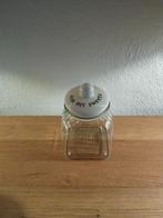 Glazen Snoepjespot met Geribbeld Design, Ophalen, Zo goed als nieuw