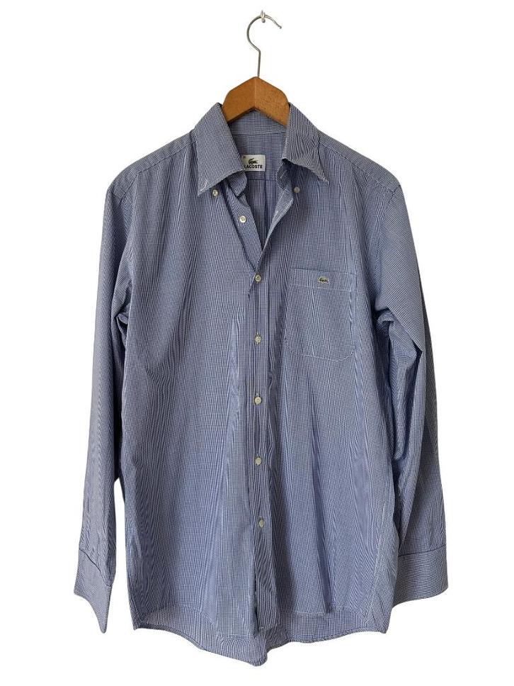 Lacoste blouse S, Kleding | Heren, Overhemden, Zo goed als nieuw, Blauw, Ophalen of Verzenden