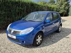DACIA Sandero 1.2 16V 75pk | Airco | CV | Elek. Ramen, Stof, Gebruikt, Blauw, Origineel Nederlands