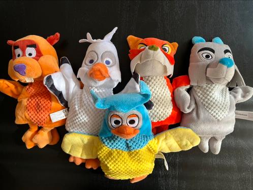 Handpoppen fabeltjeskrant, Kinderen en Baby's, Speelgoed | Knuffels en Pluche, Zo goed als nieuw, Overige typen, Ophalen of Verzenden