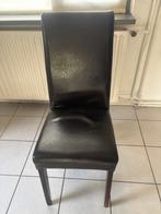 4 eettafel stoelen, Huis en Inrichting, Ophalen, Overige materialen, Gebruikt, Bruin
