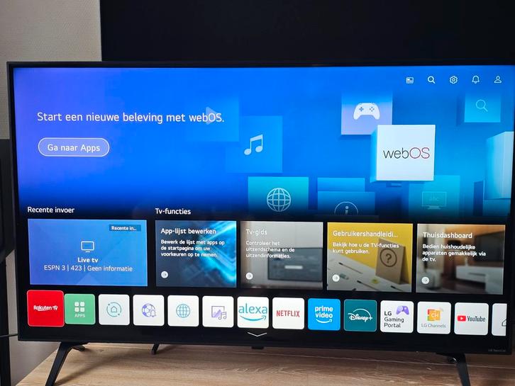 LG 43NANO756PR 43 inch NanoCell Smart TV, Audio, Tv en Foto, Televisies, Gebruikt, LED, 100 cm of meer, 4k (UHD), LG, 50 Hz, Smart TV