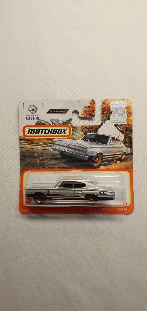 Matchbox 1966 Dodge Charger, Hobby en Vrije tijd, Modelauto's | Overige schalen, Nieuw, Auto, Ophalen of Verzenden