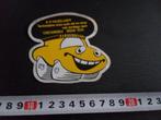 sticker folie strip auto ah hazelhoff tankstation coevorden, Ophalen, Zo goed als nieuw, Bedrijf of Vereniging