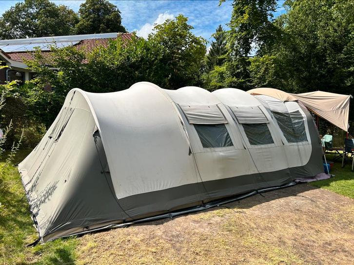 Bardani tunneltent villagrande 400, Caravans en Kamperen, Tenten, tot en met 5, Gebruikt, Ophalen