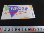 sticker Omroep NCRV Paperclip wat wil je nog meer ?!, Verzamelen, Ophalen, Zo goed als nieuw, Bedrijf of Vereniging