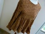 Tuniek blouse ZARA bruintinten, maat M 38 40, Kleding | Dames, Blouses en Tunieken, Maat 38/40 (M), Overige kleuren, Zara, Ophalen of Verzenden