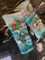 Polswarmers met Bloemen nieuw, Ophalen of Verzenden, Nieuw, Maat 38/40 (M), Handschoenen