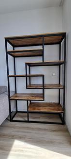 Wandkast / stellingkast, Huis en Inrichting, Kasten | Wandmeubels, Ophalen, Gebruikt, Minder dan 150 cm, Metaal