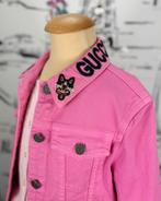 Gucci roze denim jasje meisje maat 6 (116), Kinderen en Baby's, Kinderkleding | Maat 116, Gebruikt, Gucci EU, Customercare@gucci.com
