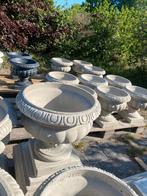 La Dolce Vita voor je tuin – Italiaanse betonnen bloempotten, Tuin en Terras, Bloempotten, Ophalen, 40 cm of meer, Rond, Nieuw