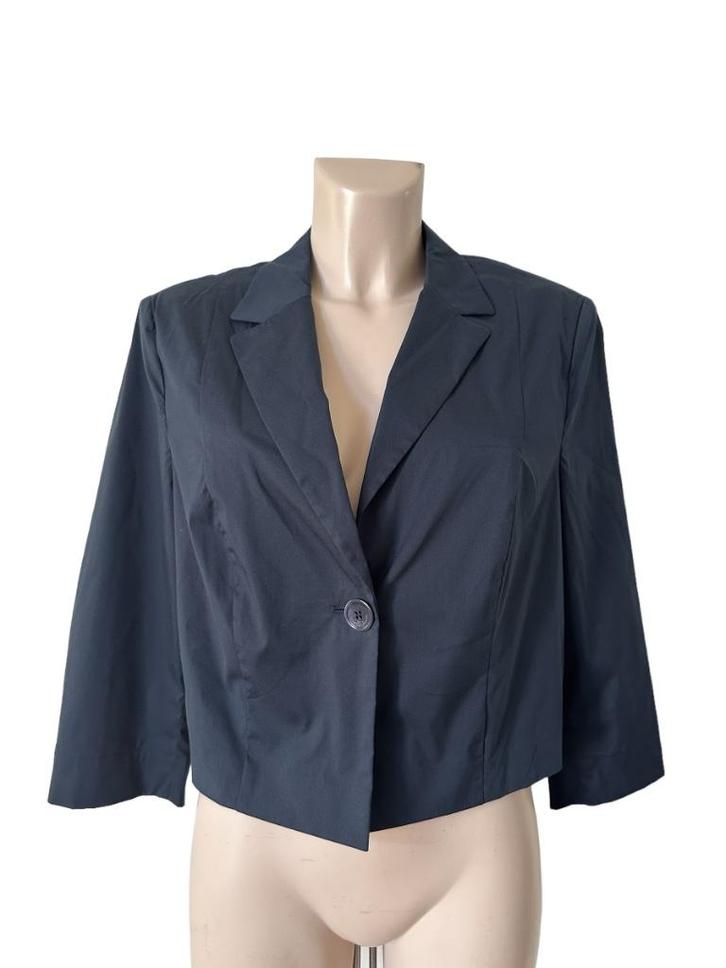 Luisa Cerano blazer 3XL, Kleding | Dames, Truien en Vesten, Zo goed als nieuw, Maat 46/48 (XL) of groter, Blauw, Ophalen of Verzenden