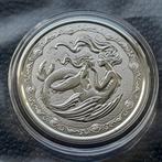 2023 Samoa Pacific Mermaid & Daughter 1 oz silver BU, Ophalen of Verzenden, Zilver
