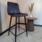 Barkruk Jax – Velvet Antraciet (UITVERKOOP PRIJS), 1 kruk, Ophalen of Verzenden, Nieuw