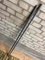 Gordijnroede ikea grijs uitschuifbaar 114-220cm, Ophalen of Verzenden, Zo goed als nieuw, Grijs