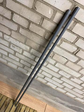 Gordijnroede ikea grijs uitschuifbaar 114-220cm beschikbaar voor biedingen