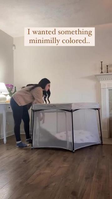 Campingbedje met extra matras, 8hoekig, royale ruimte,  beschikbaar voor biedingen