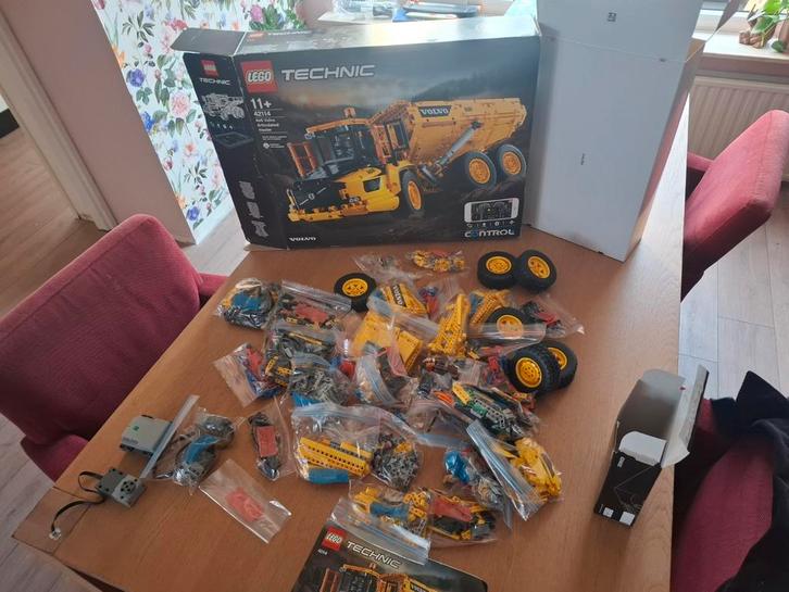 Lego Technic Volvo 6x6 Dumper 42114 - Gesorteerd!, Kinderen en Baby's, Speelgoed | Duplo en Lego, Zo goed als nieuw, Lego, Complete set