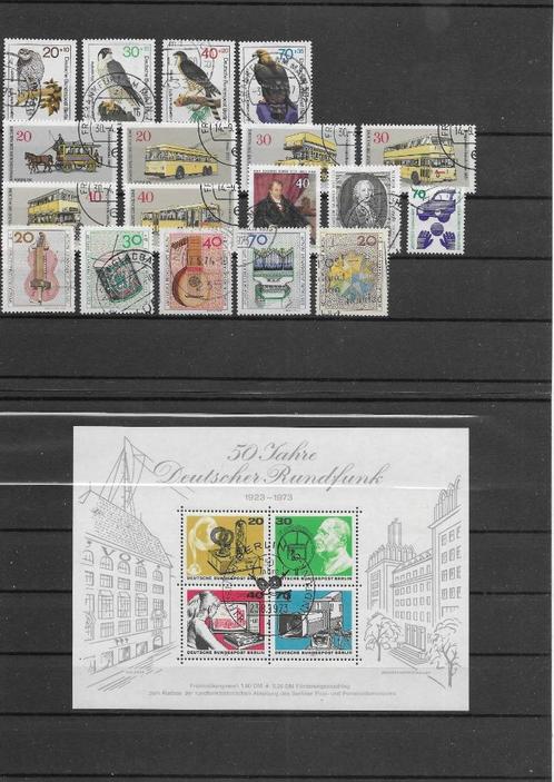 Berlijn, jaargang 1973, gestempeld, kompleet., Postzegels en Munten, Postzegels | Europa | Duitsland, Gestempeld, Overige periodes