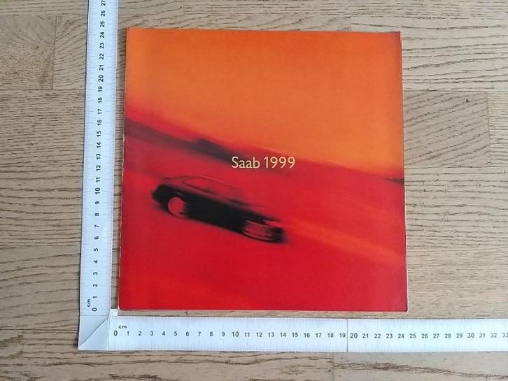 Saab 9-3 & 9-5, folder 1998, Boeken, Auto's | Folders en Tijdschriften, Gelezen, Overige merken, Ophalen of Verzenden