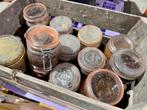 Diverse oude weckpotten gevuld, Ophalen, Xxx, Xxx, Gebruikt