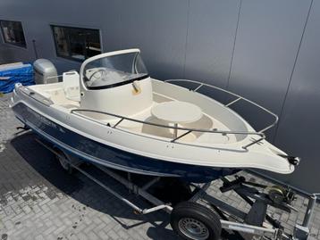 Quicksilver 550 Console boot 90PK Honda + Pega Trailer Set! beschikbaar voor biedingen