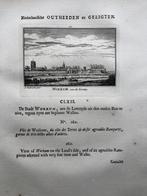 162 / Workum Gorinchem aan de Landzijde Kopergravure 1732, Antiek en Kunst, Kunst | Etsen en Gravures, Ophalen of Verzenden