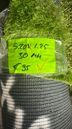 Kunstgras 30 mm 5.20x1.25, Ophalen, Nieuw, Minder dan 10 m², Kunstgras