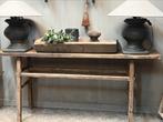 Chinese tafel sidetafel. Haltafel wandtafel oud hout, Ophalen, Stoer sober lamdelijk hoffz aura peeperkorn, Zo goed als nieuw