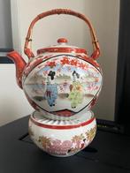 Prachtige Japans porseleinen theepot Kutani, Antiek en Kunst, Ophalen of Verzenden