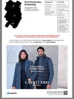 Cavallaro Napoli Sample Sale (6 november, 08:00 uur), Tickets en Kaartjes, Eén persoon