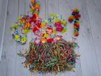 Hawaï Setje Carnaval - Rokje & Bloemen, Ophalen of Verzenden, Gebruikt, Accessoires