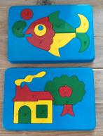 Vintage puzzel sogerep West Germany legpuzzel vormenpuzzel, Ophalen of Verzenden