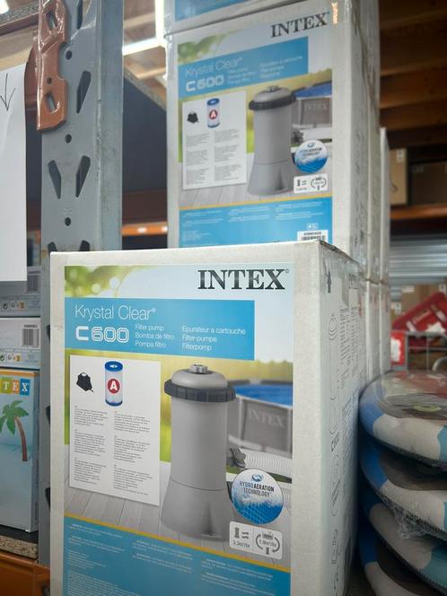 Partij INTEX zwembad pompen 9 stuks, Tuin en Terras, Zwembaden, Nieuw, Minder dan 80 cm, 200 tot 400 cm, Minder dan 200 cm, Rechthoekig